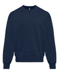 Next Level 9007 Unisex Heavyweight Crewneck Sweatshirt - Midnight Navy - front