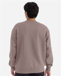 Next Level 9007 Unisex Heavyweight Crewneck Sweatshirt - Shiitake - model back