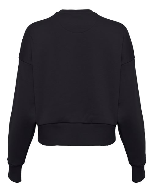 Next Level 9087 Women's Heavyweight Crewneck Sweatshirt - Black - back