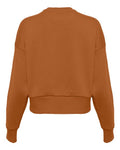 Next Level 9087 Women's Heavyweight Crewneck Sweatshirt - Clay - back