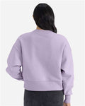 Next Level 9087 Women's Heavyweight Crewneck Sweatshirt - Lavender - model back