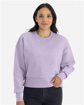 Next Level 9087 Women's Heavyweight Crewneck Sweatshirt - Lavender - model front