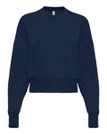 Next Level 9087 Women's Heavyweight Crewneck Sweatshirt - Midnight Navy - front
