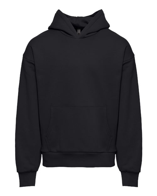 Next Level 9307 Unisex Heavyweight Fleece Hoodie Sweatshirt - Black - front