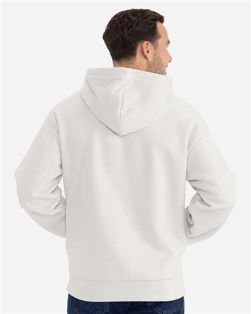 Next Level 9307 Unisex Heavyweight Fleece Hoodie Sweatshirt - Bone - model back