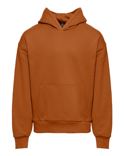 Next Level 9307 Unisex Heavyweight Fleece Hoodie Sweatshirt - Clay - front