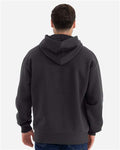 Next Level 9307 Unisex Heavyweight Fleece Hoodie Sweatshirt - Graphite Black - model back