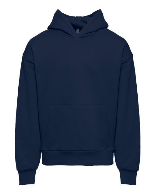 Next Level 9307 Unisex Heavyweight Fleece Hoodie Sweatshirt - Midnight Navy - front