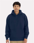 Next Level 9307 Unisex Heavyweight Fleece Hoodie Sweatshirt - Midnight Navy - model front