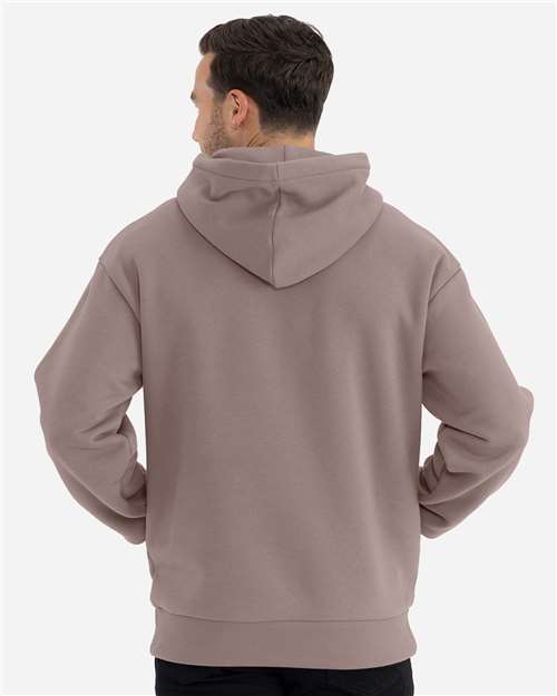 Next Level 9307 Unisex Heavyweight Fleece Hoodie Sweatshirt - Shiitake - model back