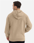 Next Level 9307 Unisex Heavyweight Fleece Hoodie Sweatshirt - Tan - model back