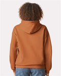 Gildan SF500 Unisex Softstyle Midweight Hooded Sweatshirt - Texas Orange - model back