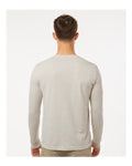 Next Level 6211 Unisex CVC Long Sleeve T-Shirt - Sand - model back