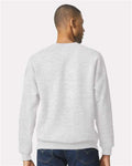 Gildan SF000 Unisex Softstyle Midweight Crewneck Sweatshirt - Ash - model back