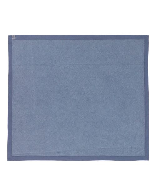 Comfort Colors 15BT Garment-Dyed Fleece Dorm Blanket - Blue Jean - back