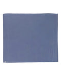 Comfort Colors 15BT Garment-Dyed Fleece Dorm Blanket - Blue Jean - side