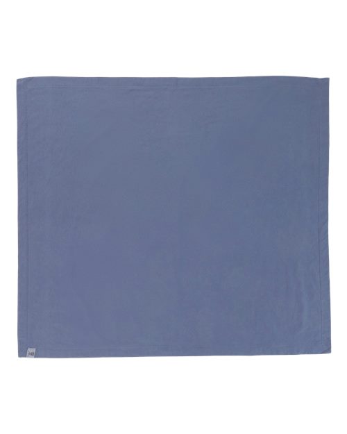 Comfort Colors 15BT Garment-Dyed Fleece Dorm Blanket - Blue Jean - side