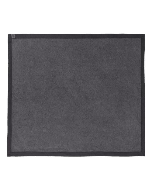 Comfort Colors 15BT Garment-Dyed Fleece Dorm Blanket - Pepper - back
