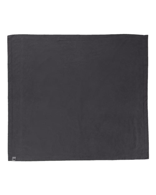 Comfort Colors 15BT Garment-Dyed Fleece Dorm Blanket - Pepper - side
