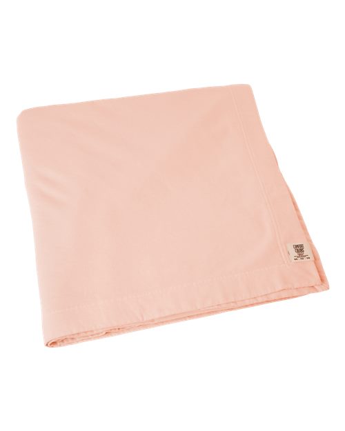 Comfort Colors 15BT Garment-Dyed Fleece Dorm Blanket - Peachy - front