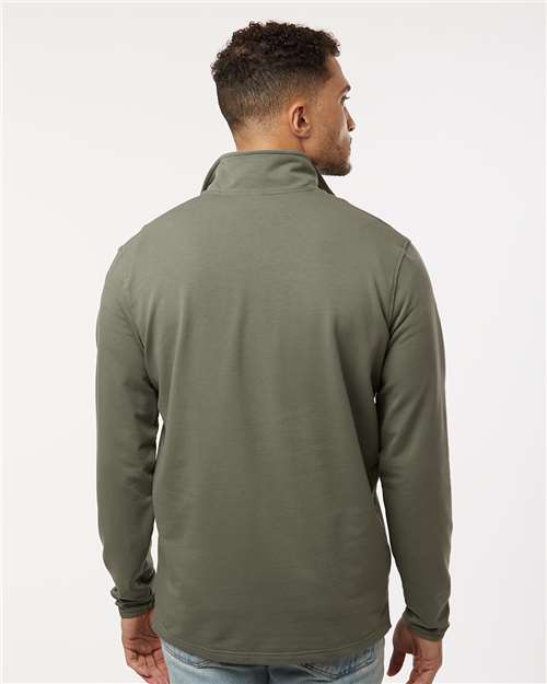 Independent Trading Co. EXP20PQ Men's Perform Quarter-Zip Pullover - Pine - model back