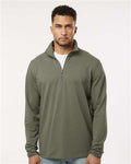 Independent Trading Co. EXP20PQ Men's Perform Quarter-Zip Pullover - Pine - model front