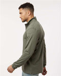 Independent Trading Co. EXP20PQ Men's Perform Quarter-Zip Pullover - Pine - model side