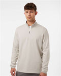 Independent Trading Co. EXP20PQ Men's Perform Quarter-Zip Pullover - Smoke - model front