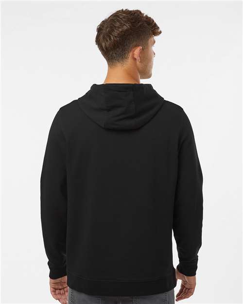 Independent Trading Co. EXP25PH Unisex Perform Hooded Sweatshirt - Black - model back