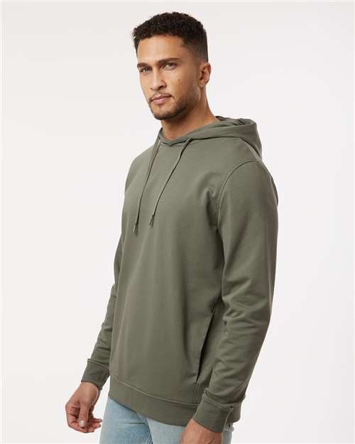 Independent Trading Co. EXP25PH Unisex Perform Hooded Sweatshirt - Pine - model side