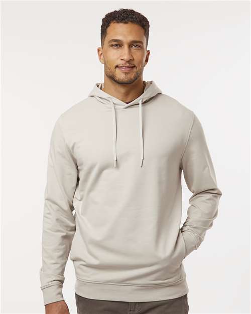 Independent Trading Co. EXP25PH Unisex Perform Hooded Sweatshirt - Smoke - model front
