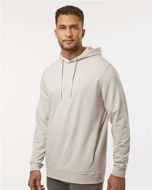 Independent Trading Co. EXP25PH Unisex Perform Hooded Sweatshirt - Smoke - model side