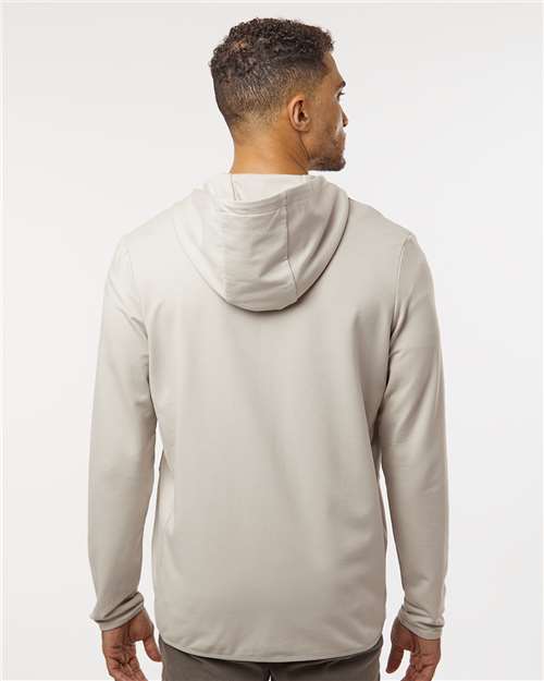 Independent Trading Co. EXP30PZ Unisex Perform Full-Zip Hooded Sweatshirt - Smoke - model back