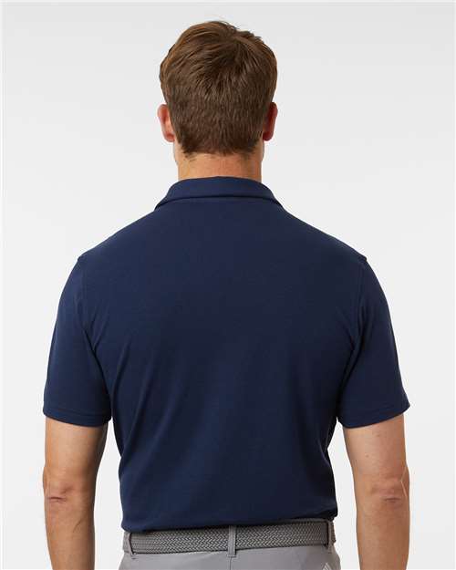 Adidas A590 Men's Blended Polo - Solid Collegiate Navy - model back