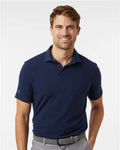 Adidas A590 Men's Blended Polo - Solid Collegiate Navy - model front