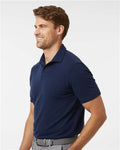 Adidas A590 Men's Blended Polo - Solid Collegiate Navy - model side