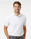 Adidas A590 Men's Blended Polo - Solid White - model front
