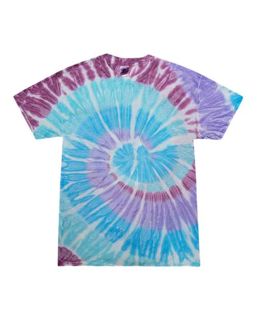 Colortone 1000 Unisex Multi-Color Tie-Dyed T-Shirt - Jamberry - front