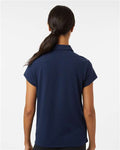 Adidas A690 Women's Blended Polo - Solid Collegiate Navy - model back