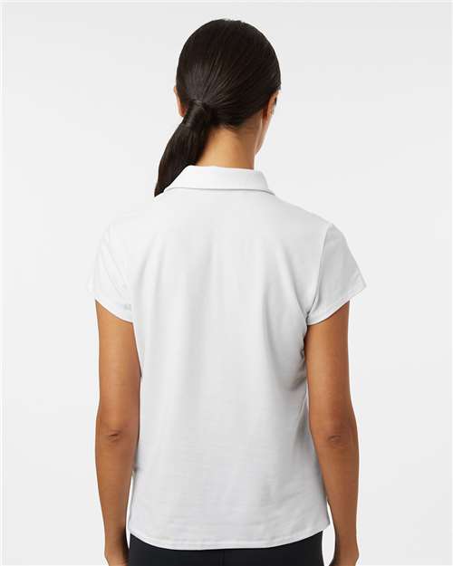 Adidas A690 Women's Blended Polo - Solid White - model back