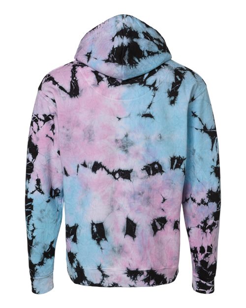 Colortone 8777 Unisex Tie-Dyed Hooded Sweatshirt - Dream - back