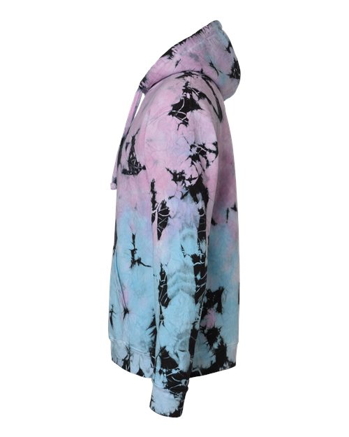 Colortone 8777 Unisex Tie-Dyed Hooded Sweatshirt - Dream - side