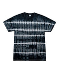 Colortone 1000Y Youth Multi-Color Tie-Dyed T-Shirt - Black Shibori - front