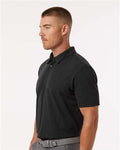 Adidas A702 Men's Blended Printed Polo - Black - model side