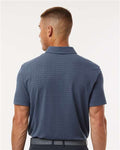 Adidas A702 Men's Blended Printed Polo - Preloved Ink - model back
