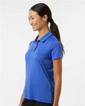 Adidas A707 Women's Textured Stripe Polo - Bright Royal - model side