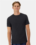 Hanes 4873 Unisex Cool DRI Cotton Touch T-Shirt - Black - model front