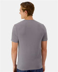 Hanes 4873 Unisex Cool DRI Cotton Touch T-Shirt - Graphite - model back