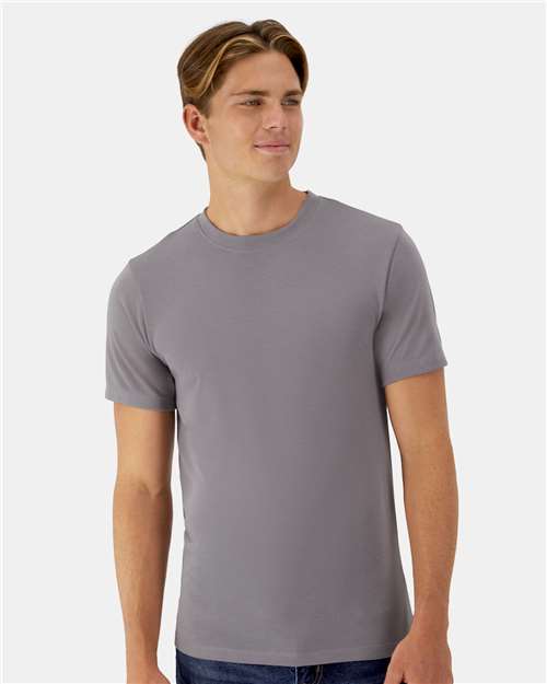 Hanes 4873 Unisex Cool DRI Cotton Touch T-Shirt - Graphite - model front