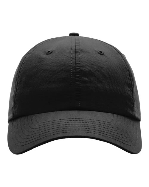 Richardson 225 Casual Performance Lite Cap - Black - front